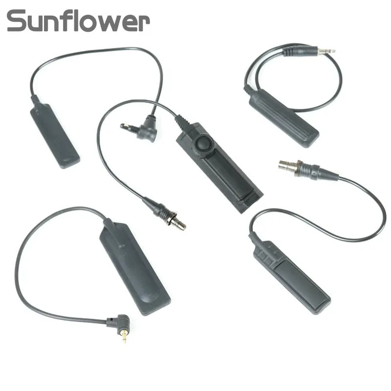 Enchufe táctico y cableado para interruptor de presión