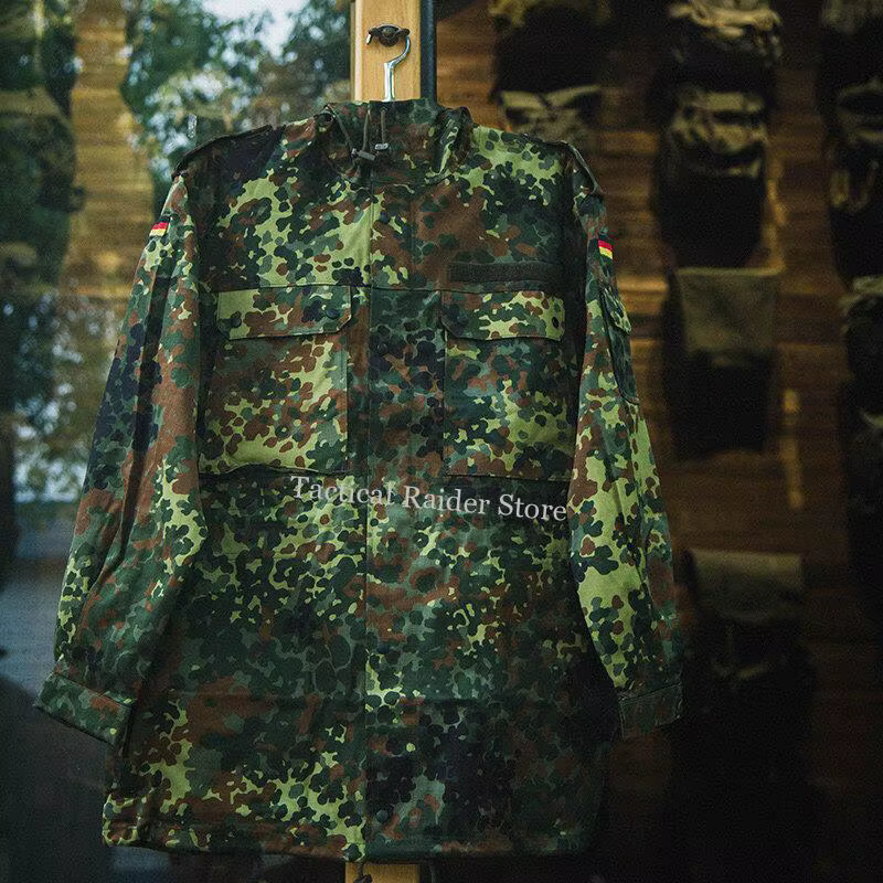 Chaqueta camuflaje gabardina con gorro resistente para hombre - imagen 4