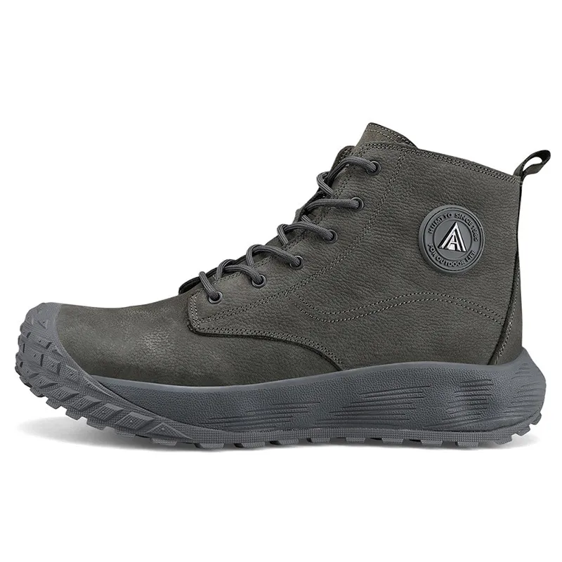 HUMTTO Botas de senderismo impermeables de cuero para invierno - imagen 3