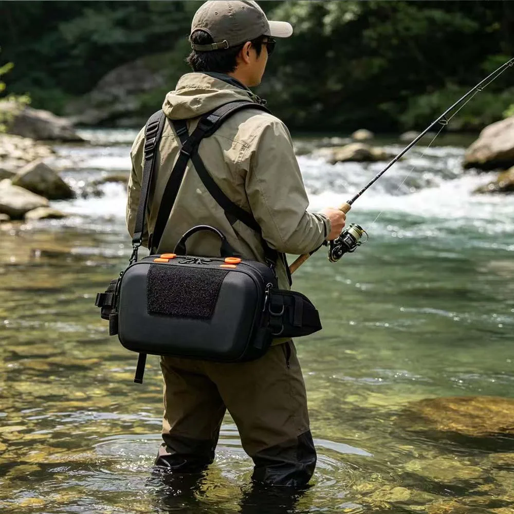 Bolsa táctica para pesca riñonera multifunción de gran capacidad - imagen 4