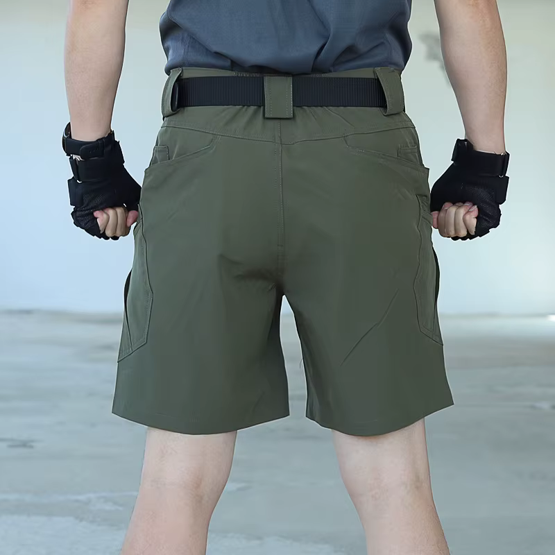 Pantalones cargo cortos tácticos impermeables hombre verano - imagen 4