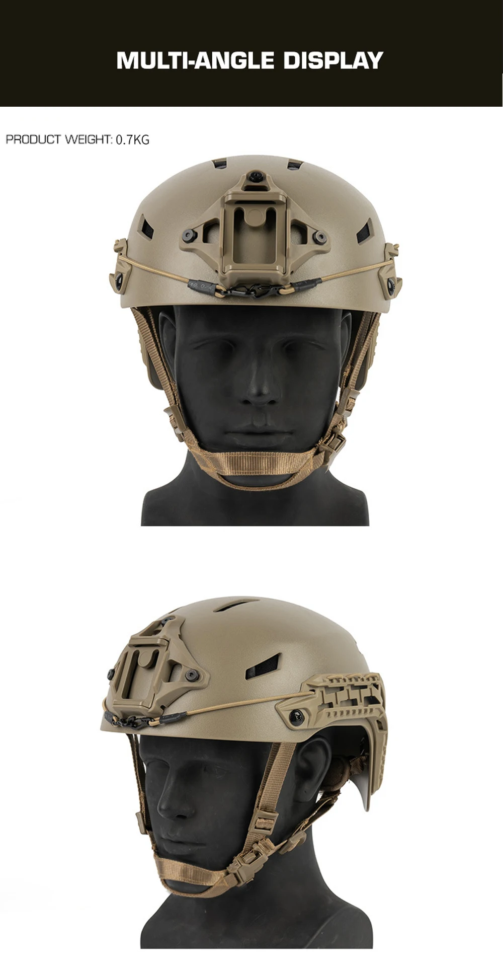 Casco visto de lado