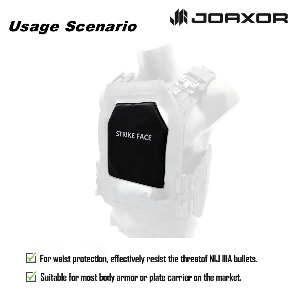 Placa antibalas JOAOXR para chaleco balístico ultraligero - imagen 4