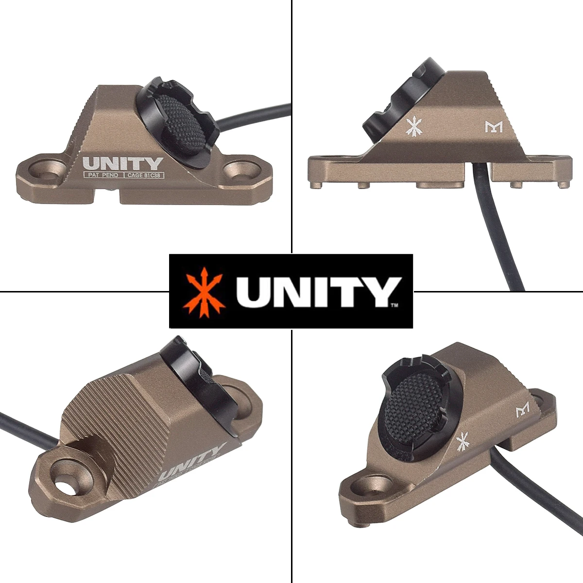 UNITY interruptor remoto de presión táctico M-LOK y riel Picatinny - imagen 4