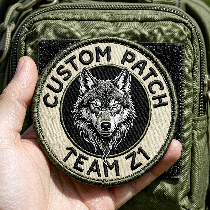 Parche personalizado Prajna con logotipo de empresa o equipo