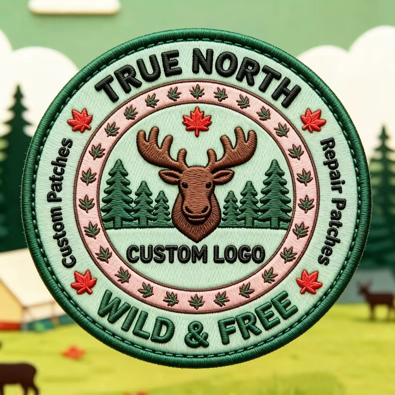 Parches bordados con logotipo táctico en estilo rayas y chevrons