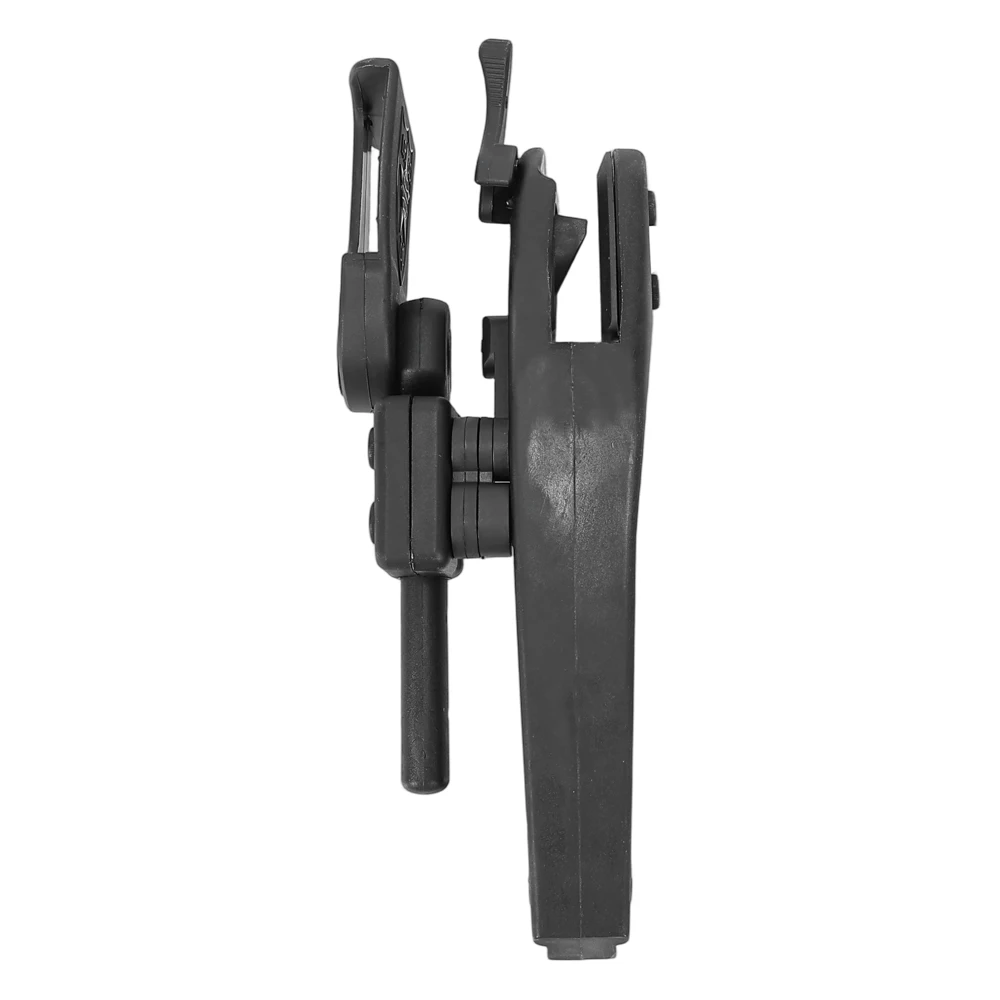 Vista del holster en configuración táctica
