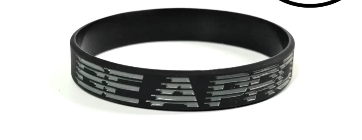 Pulsera de silicona elástica tipo wristband