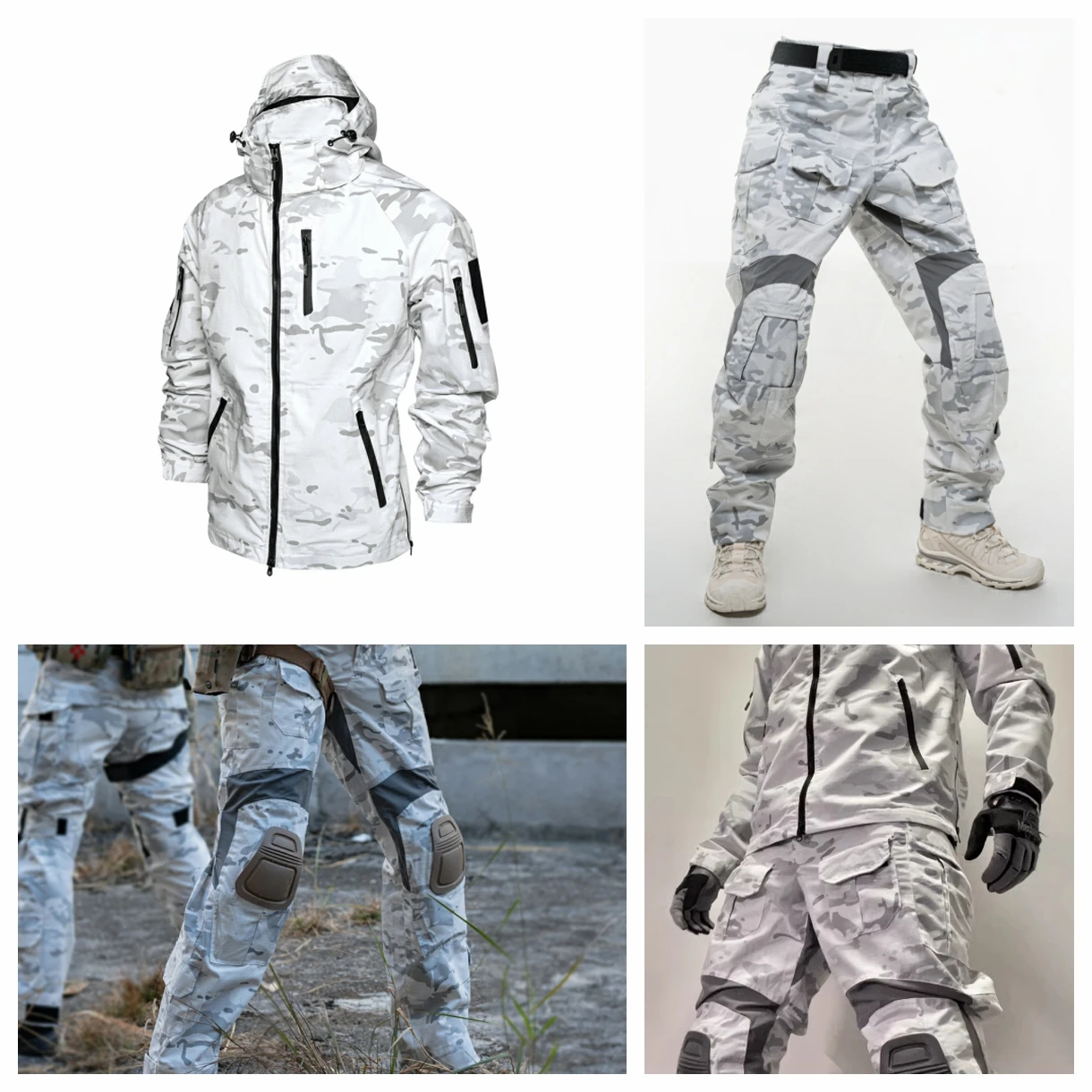 MCAP Snow Camo G3 chaqueta táctica ligera multifunción otoño/invierno - imagen 4