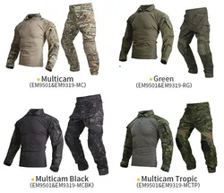 Uniforme táctico EmersonGear G3, camisa y pantalón de combate