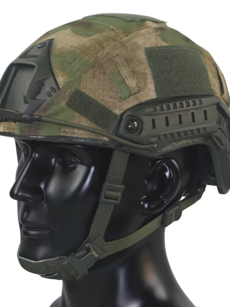 Funda táctica casco camuflaje EMR – Ajuste rápido - imagen 4