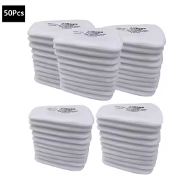Prefiltro electrostático de algodón para respirador químico