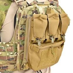 Panel Trasero MOLLE con Cremallera para Mochila Táctica