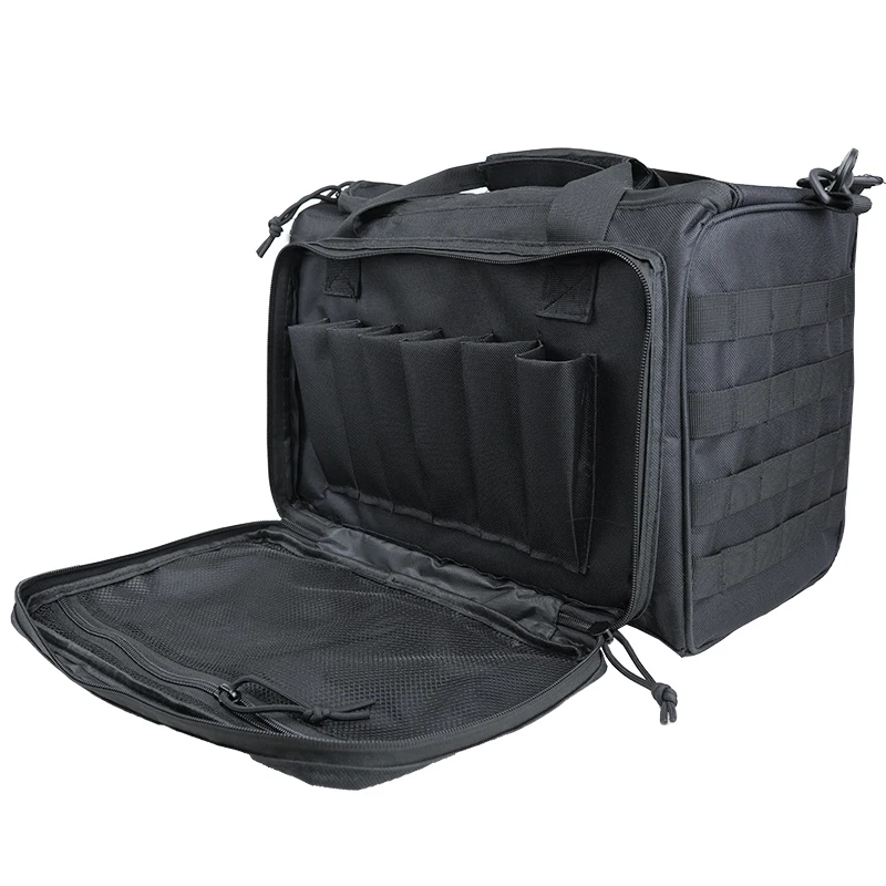 Funda táctica pistola nailon impermeable con bandolera - imagen 2