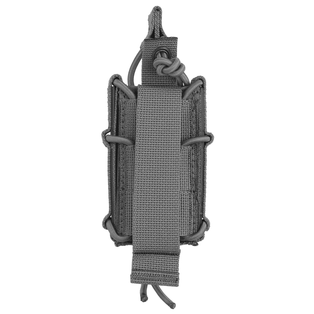 Bolsa portacargador pistola 9 mm MOLLE con soporte linterna y antorcha - imagen 4