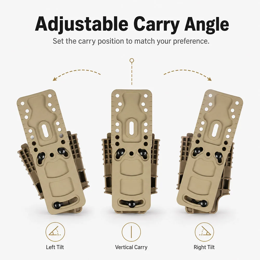 Adaptador QLS para funda táctica de pistola con montaje en cinturón - imagen 3