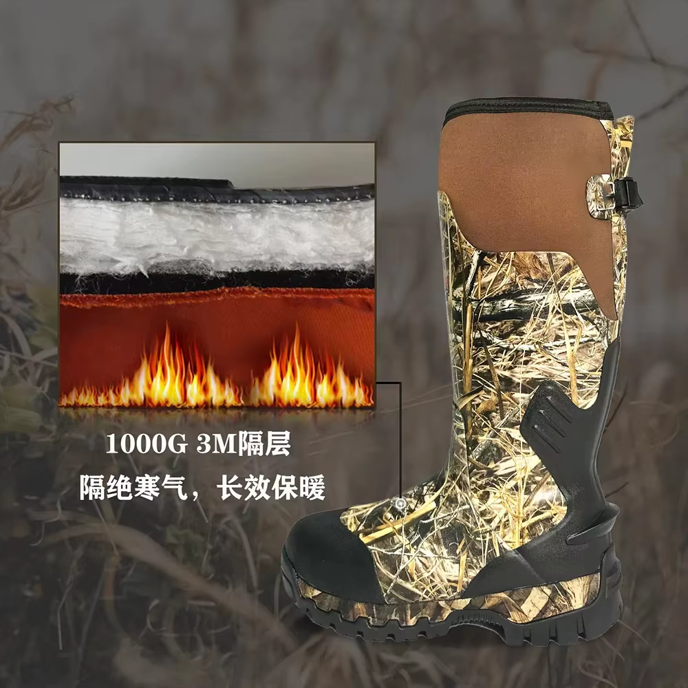 Botas tácticas de camuflaje para caza y outdoor, invierno - imagen 4