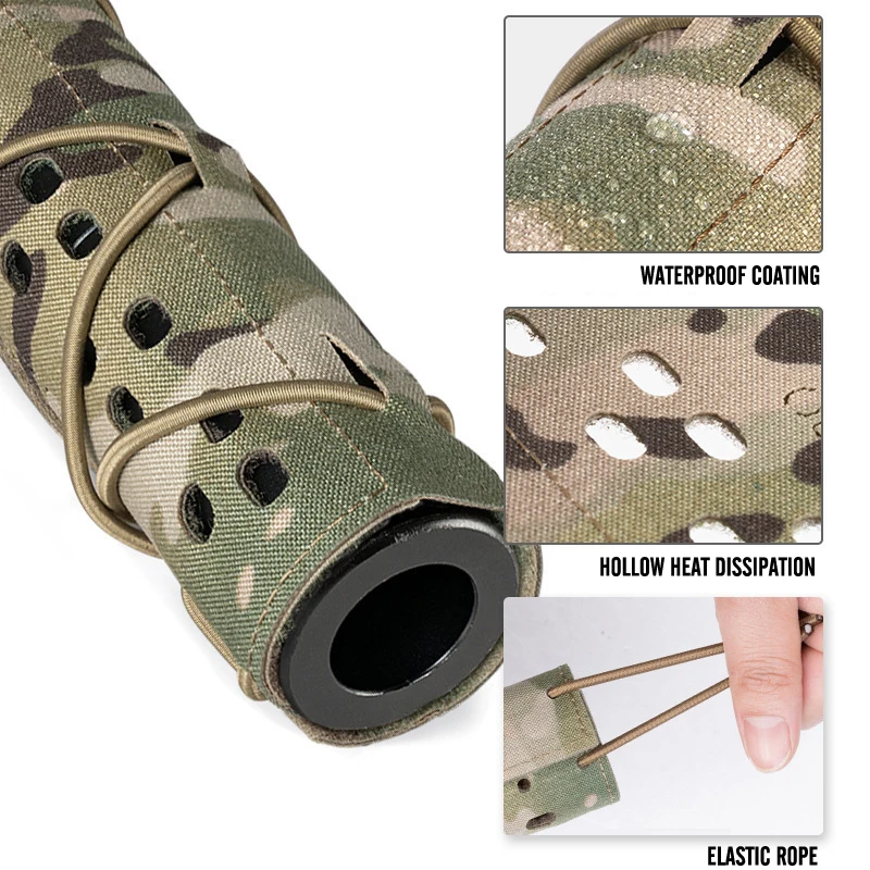 Funda táctica de nailon para silenciador, protectora robusta - imagen 5