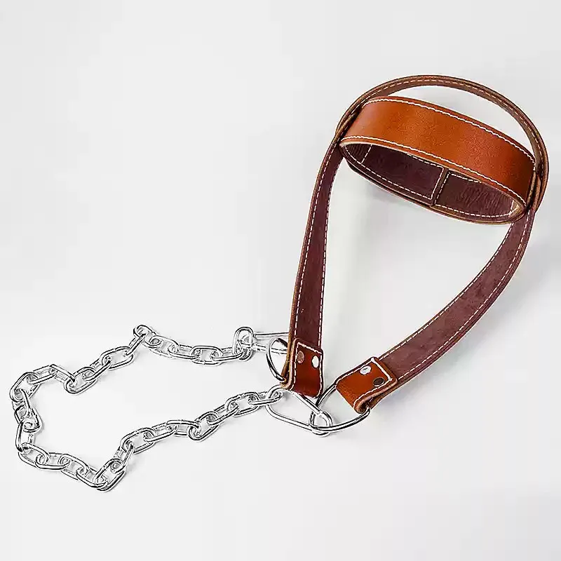 Arnés de cuello de cadena de acero ajustable para crossfit - imagen 5