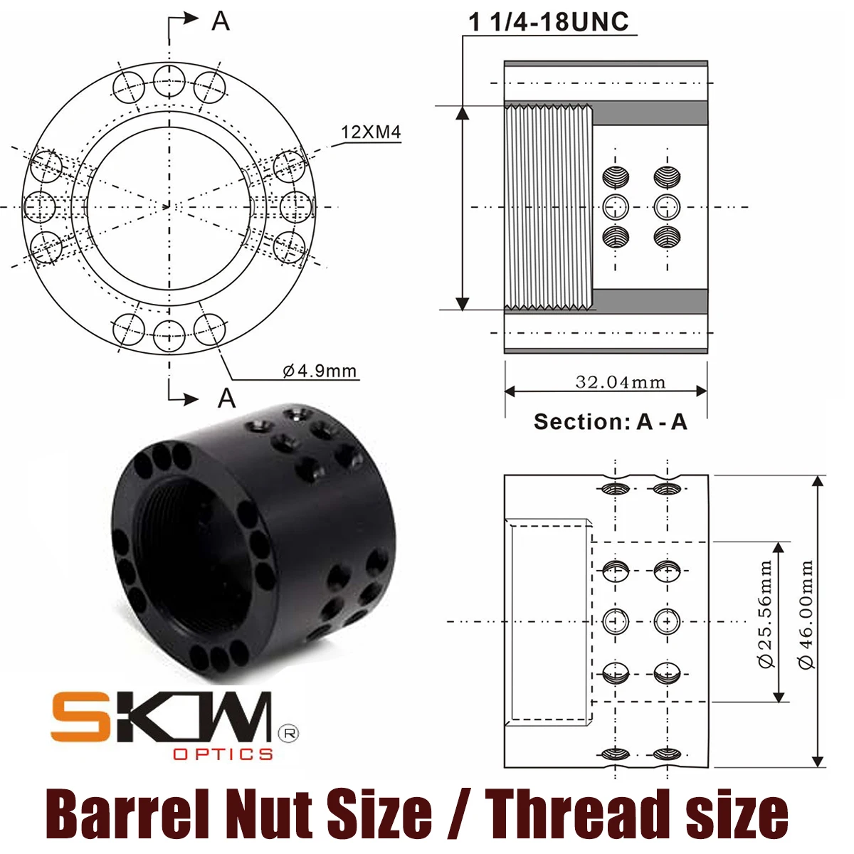 SKW Gear Guardamanos M-LOK Free-Float para AR15 - imagen 2