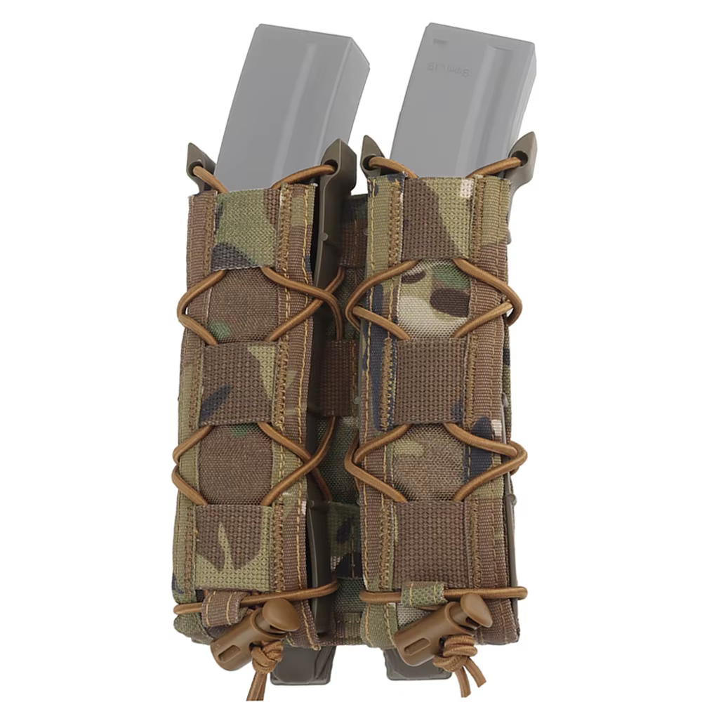 Portacargadores MOLLE doble extracción rápida para rifle táctico - imagen 3