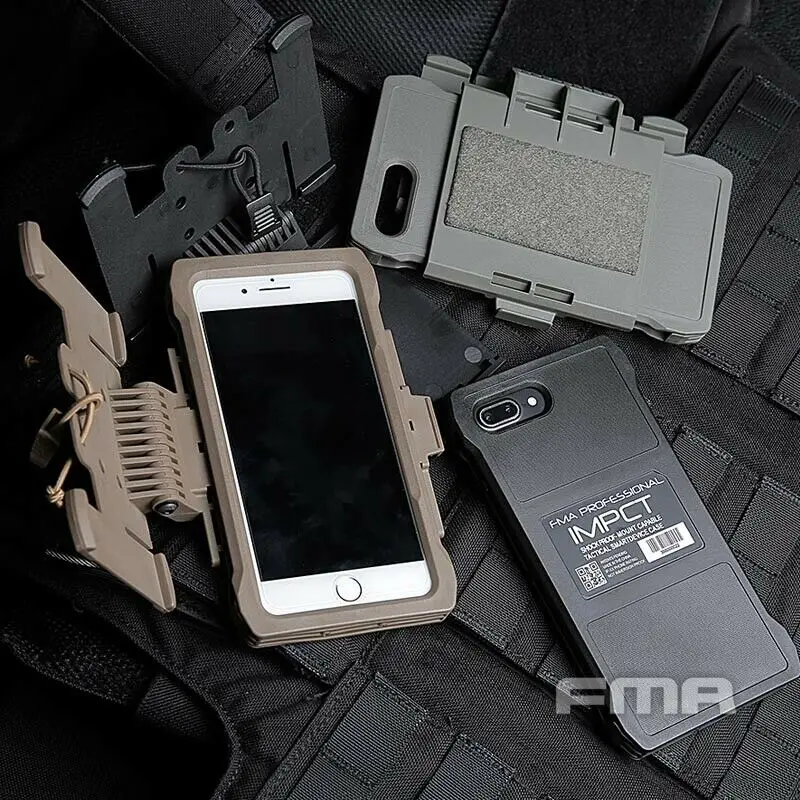 FMA Chaleco MOLLE funda tactica movil para 7/8 Plus