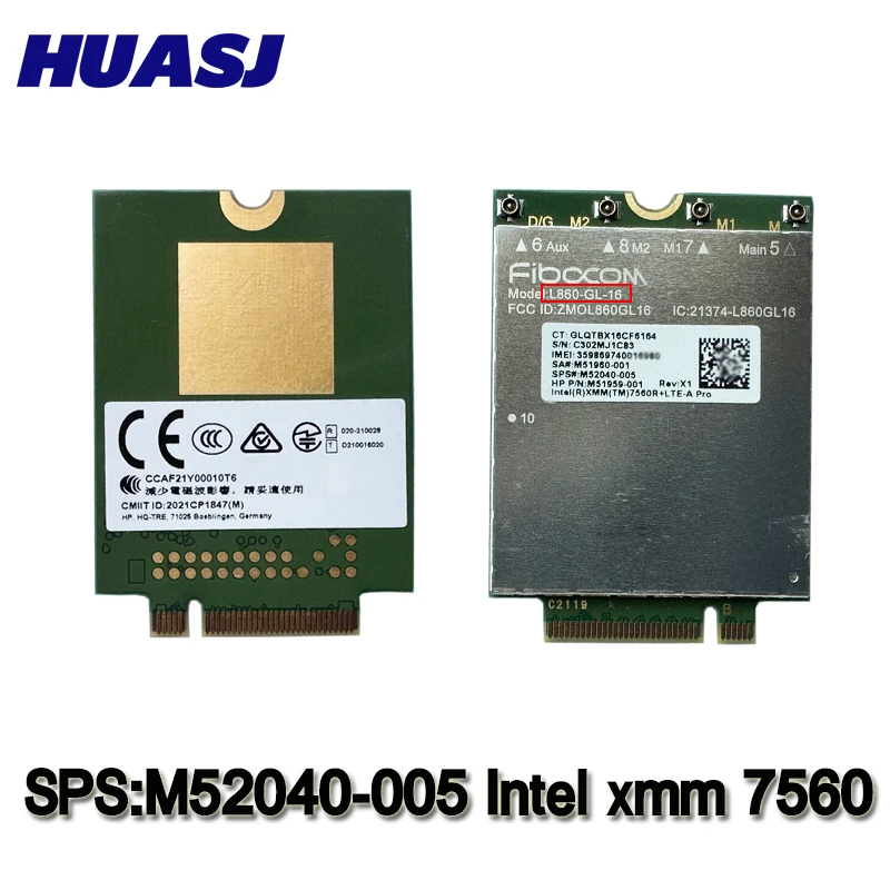 Huasj L860-GL-16 Módulo 4G LTE para HP EliteBook G9 - imagen 3