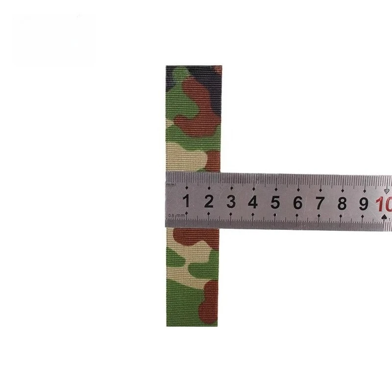 Cinta táctica ignífuga camuflaje japonés 25mm – Ribete mochila no elástica - imagen 4