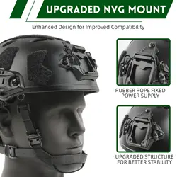 Casco táctico ajustable para airsoft con bolsa de contrapeso y funda