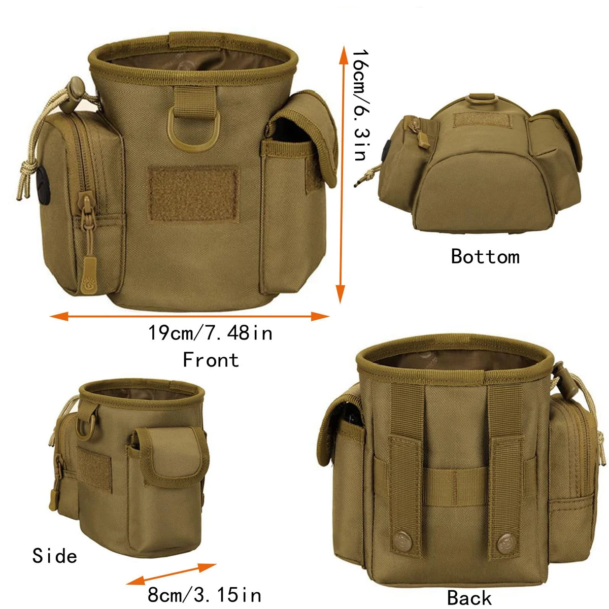 Bolsa táctica compacta con cordón para premios y entrenamiento - imagen 5