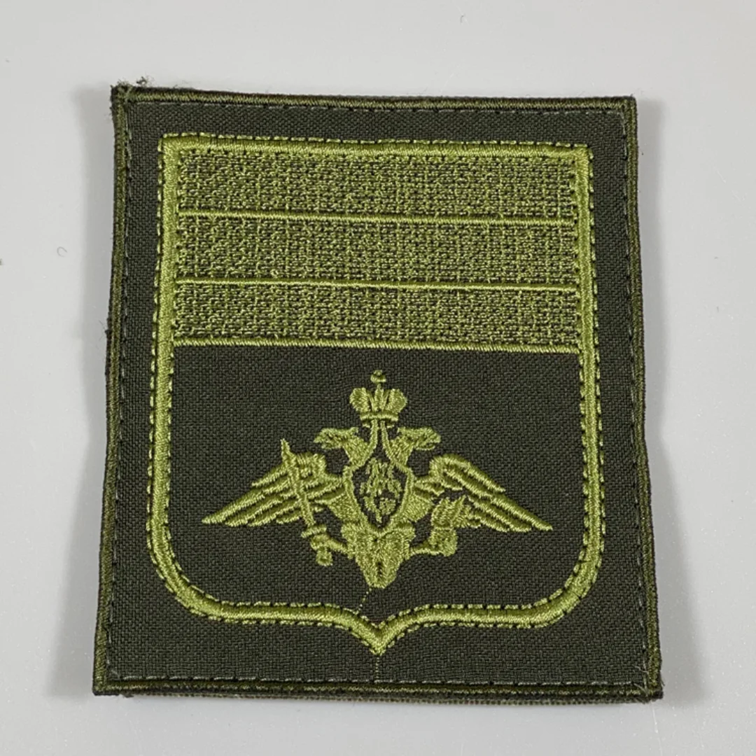 Parche bordado rojo ruso táctico para brazalete – Uniforme militar - imagen 2