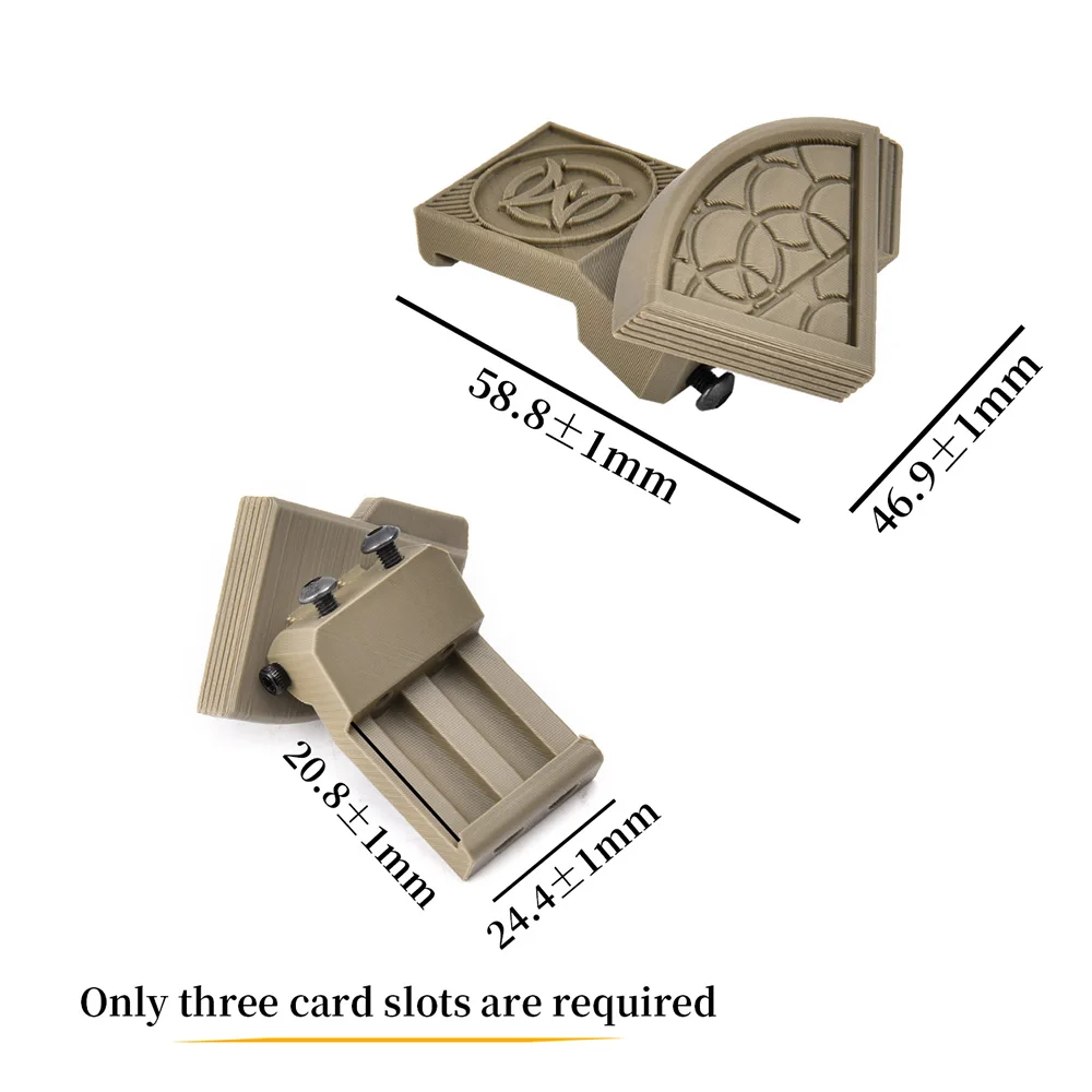 WADSN Caja Táctica Baterías CR2032 con Picatinny – Estuche Porta Pilas - imagen 4