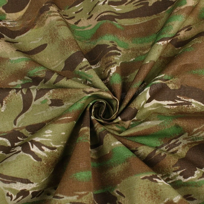 Tela camuflaje ripstop rayas tigre nailon-algodón repelente agua - imagen 5