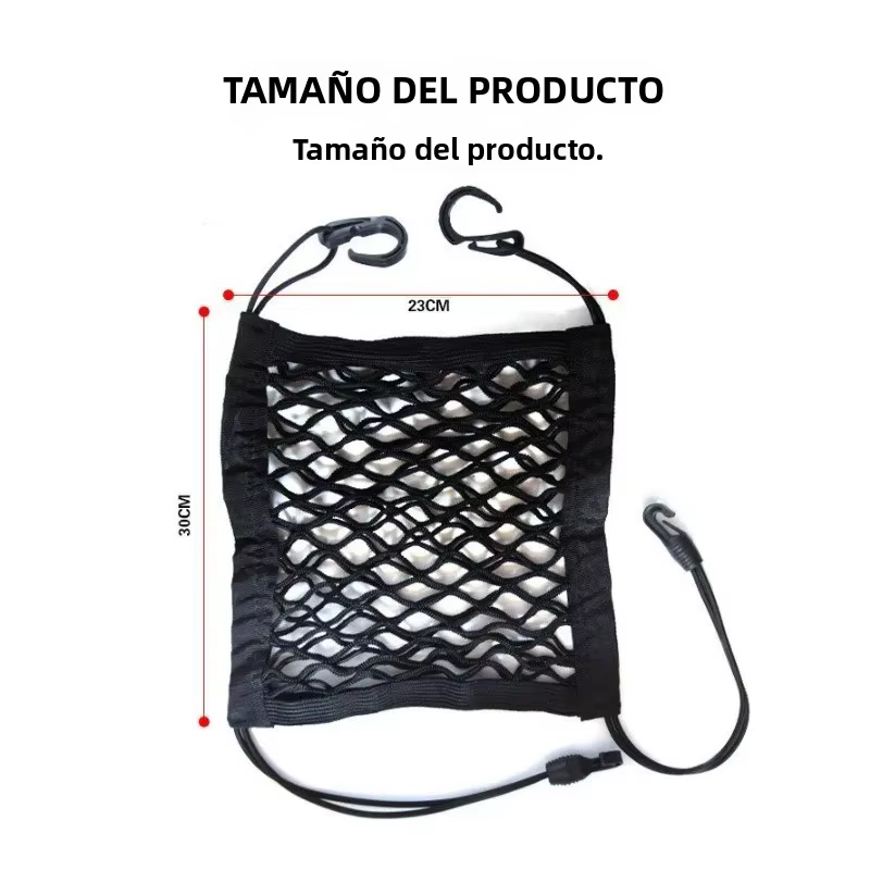 Bolsa de malla multicapa para asiento de coche, accesorios modificados - imagen 2