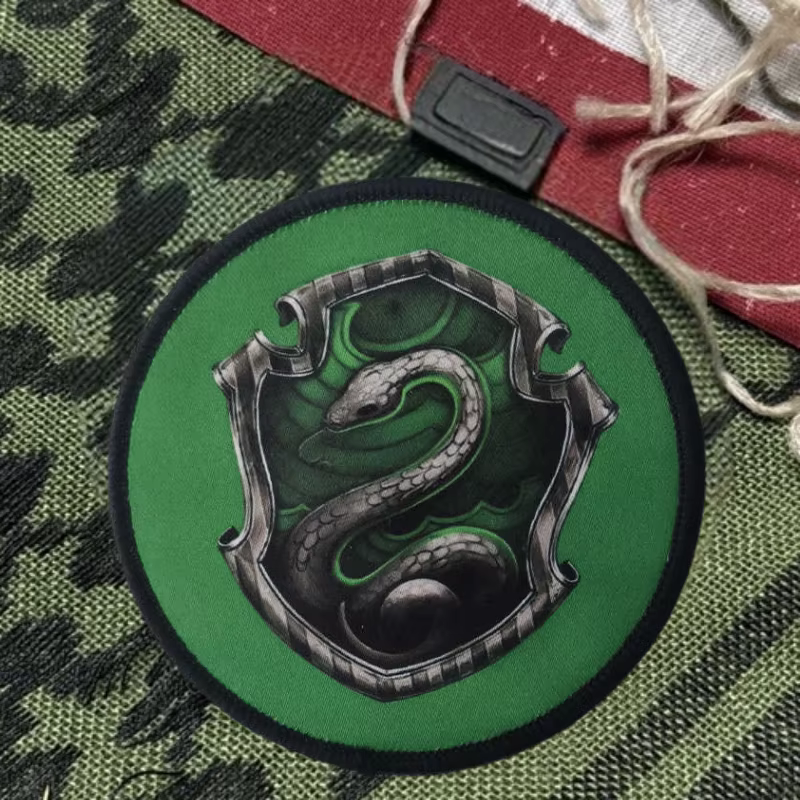 Parche estampado serpiente batalla táctico insignia moral para ropa - imagen 4