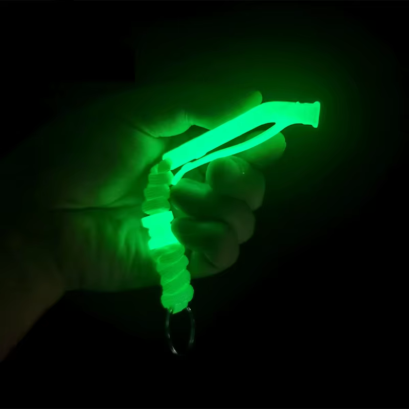 Silbato táctico luminoso de emergencia con llavero para buceo - imagen 5