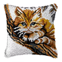 Animal Cat – Kit costurero botones decorativos y ganchos bordados