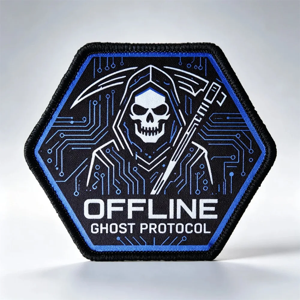 Parche táctico Reaper con gancho y bucle - imagen 4