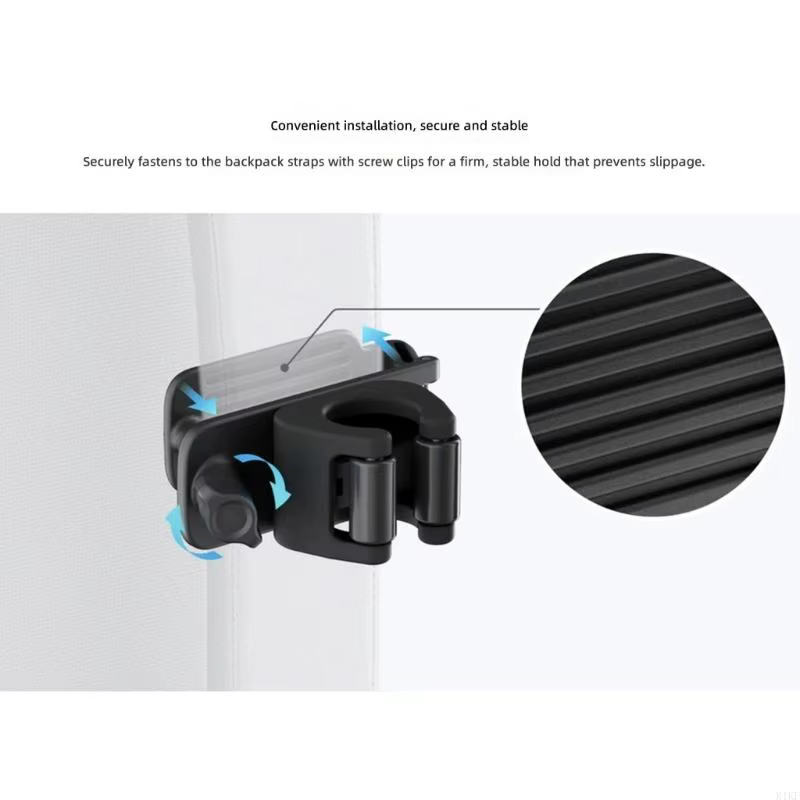 Correa hombro táctica ajustable con clip acero inoxidable - imagen 3