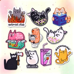 Parche bordado termoadhesivo animales de dibujos para ropa