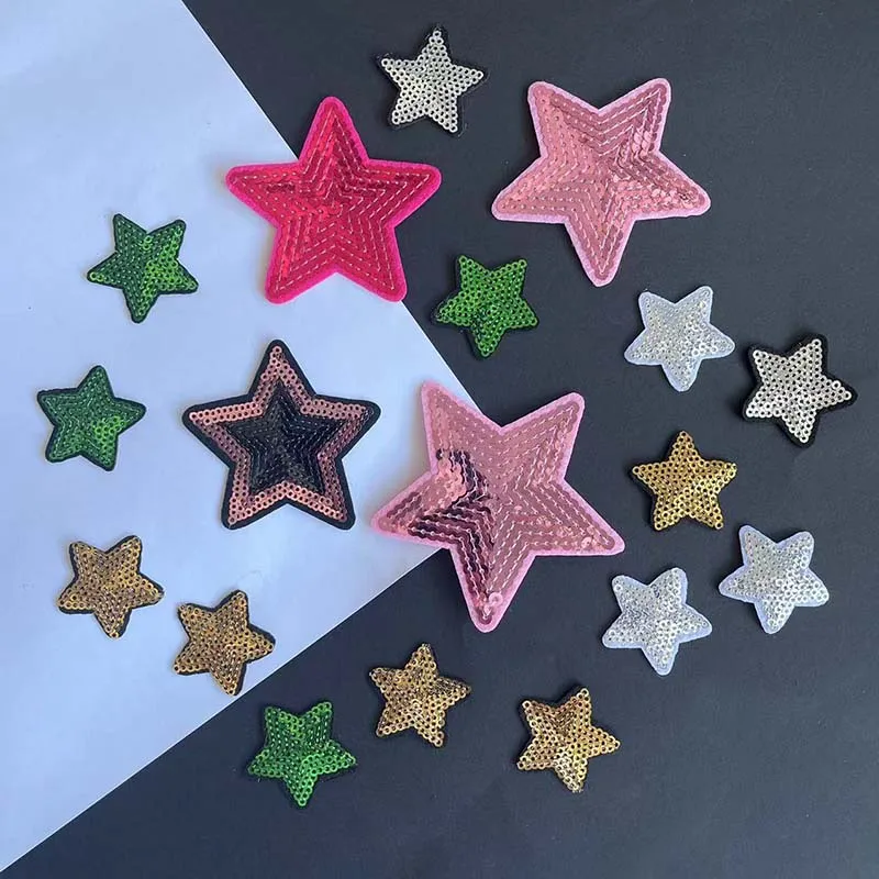 Parche termoadhésivo estrella 5 puntas con lentejuelas tactical - imagen 5