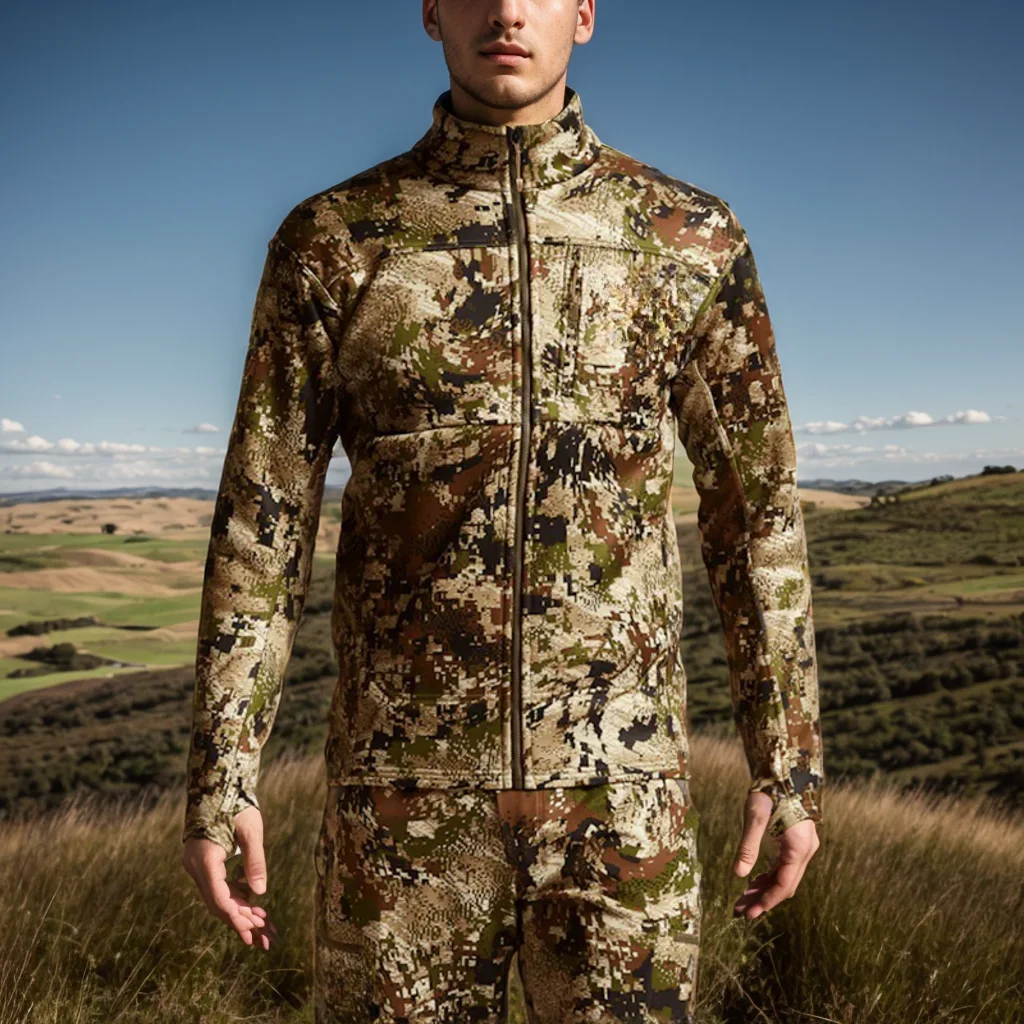 Chaqueta Traverse táctica camuflaje con forro polar y cuello alto - imagen 2