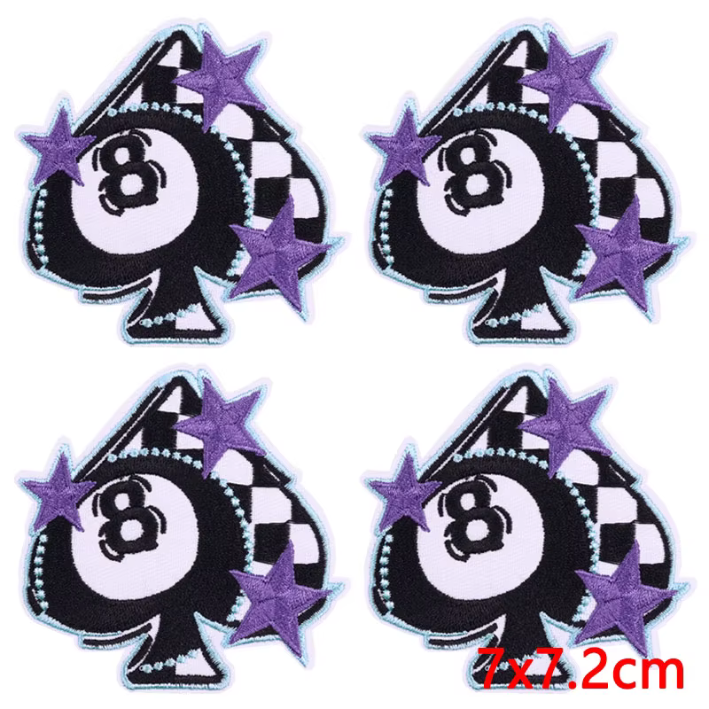 Parche bordado dibujos animados diseño 2