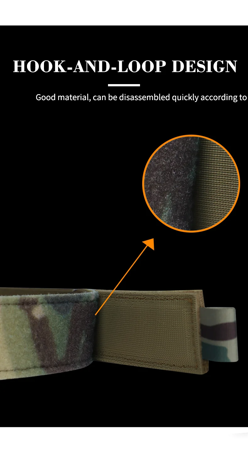 Vista del sistema MOLLE para accesorios