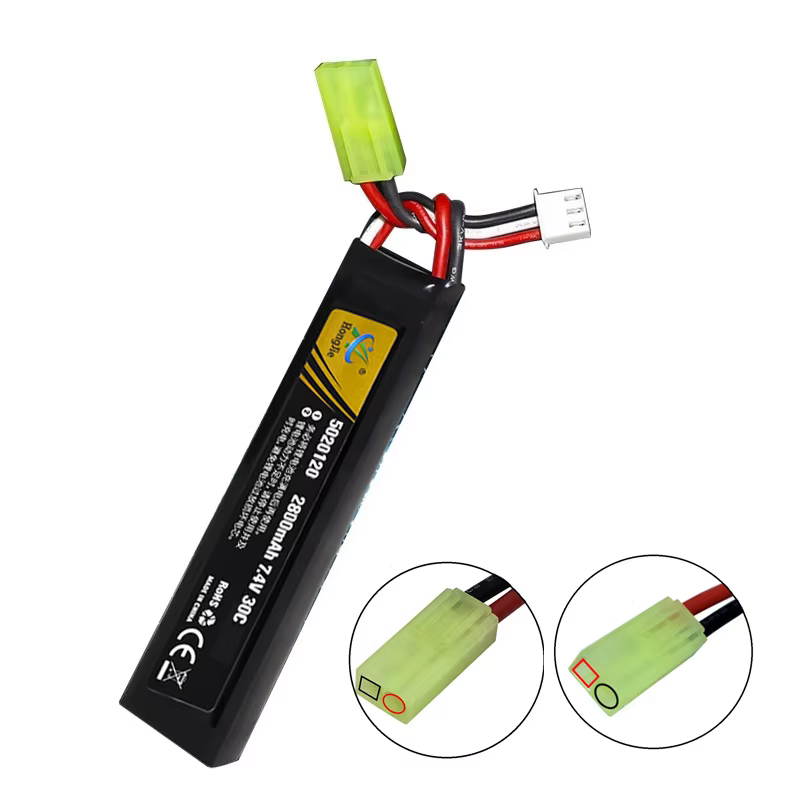 Batería Lipo 2S 7.4V 2800mAh pistolas Airsoft recargable - imagen 5