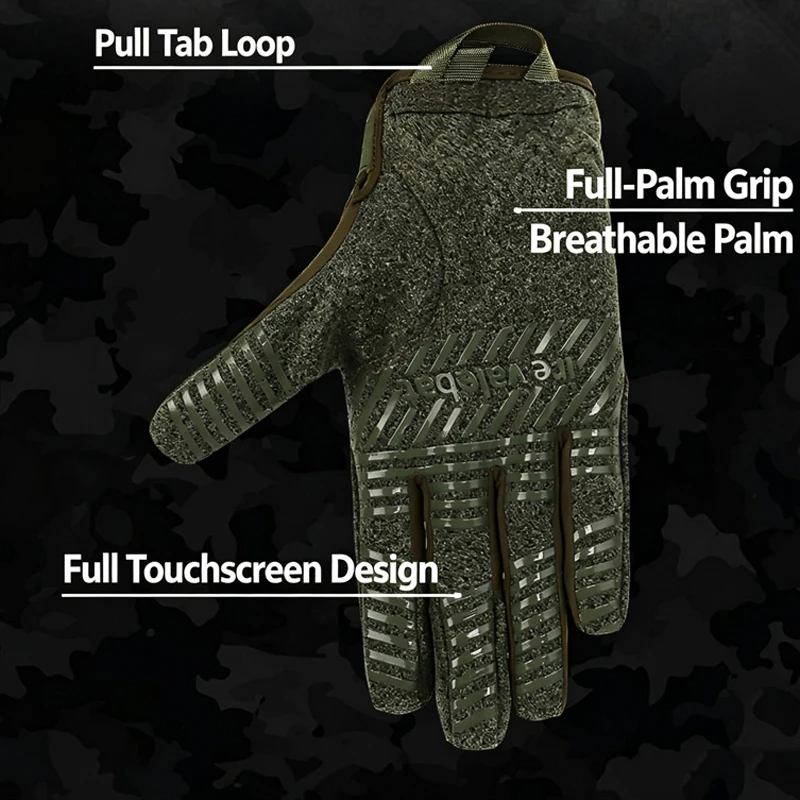 Guantes tácticos con pantalla táctil para airsoft y tiro - imagen 2