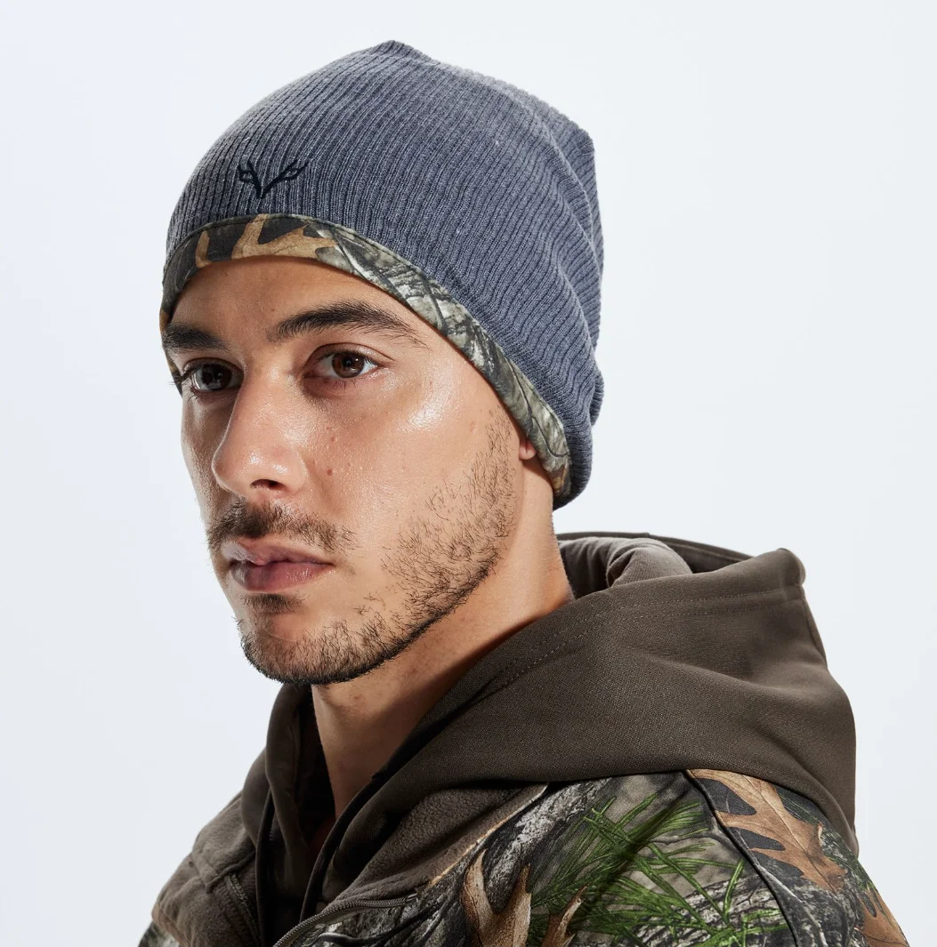 Gorro camuflaje térmico doble cara a prueba de viento outdoor - imagen 5