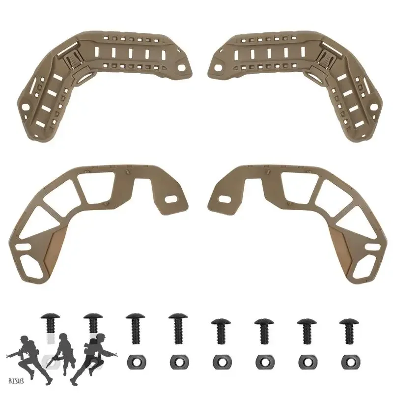 Riel guía Picatinny para casco táctico, corte rápido - imagen 2
