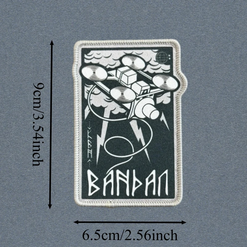 Detalle de insignias tácticas
