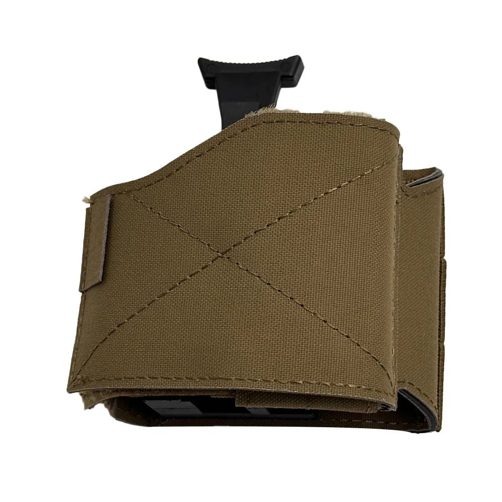 Holster MOLLE cuero táctico ajustable liberación rápida ligero - imagen 4